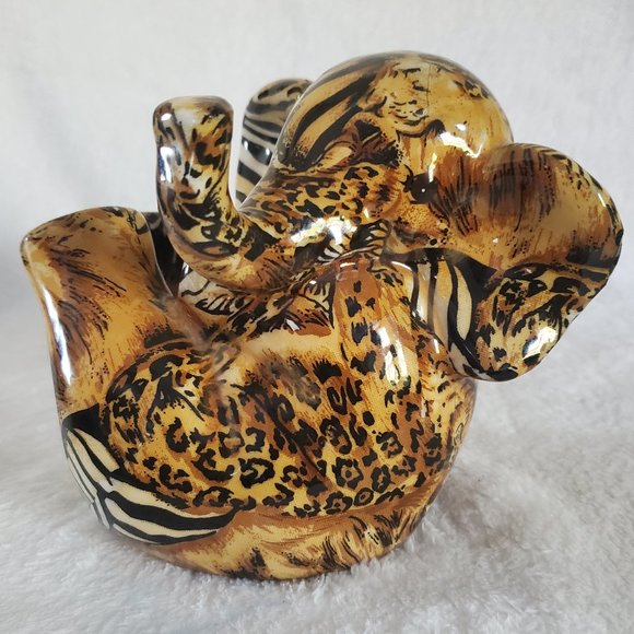 LA VIE Elephant Patchwork Figures (3) - Picture 6 of 16